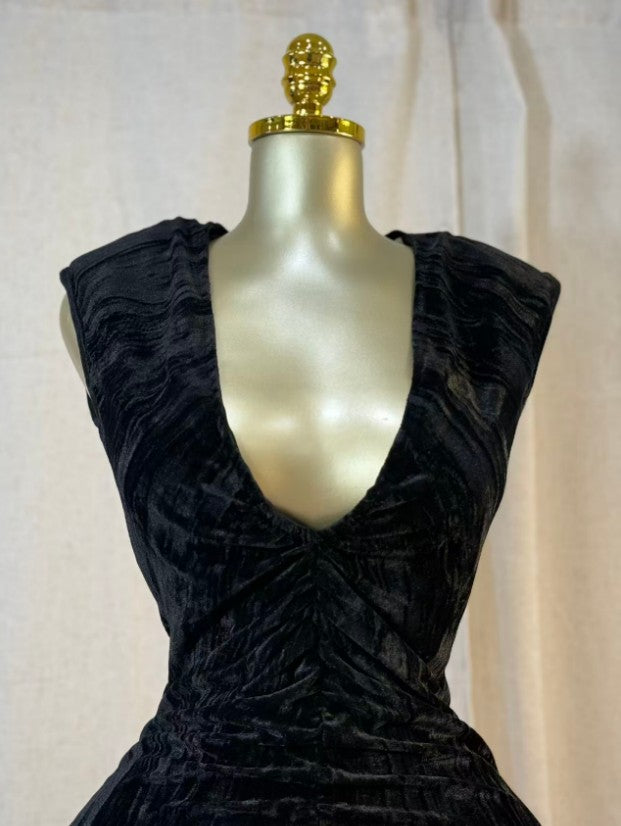 Amber Luxe Velvet Dress