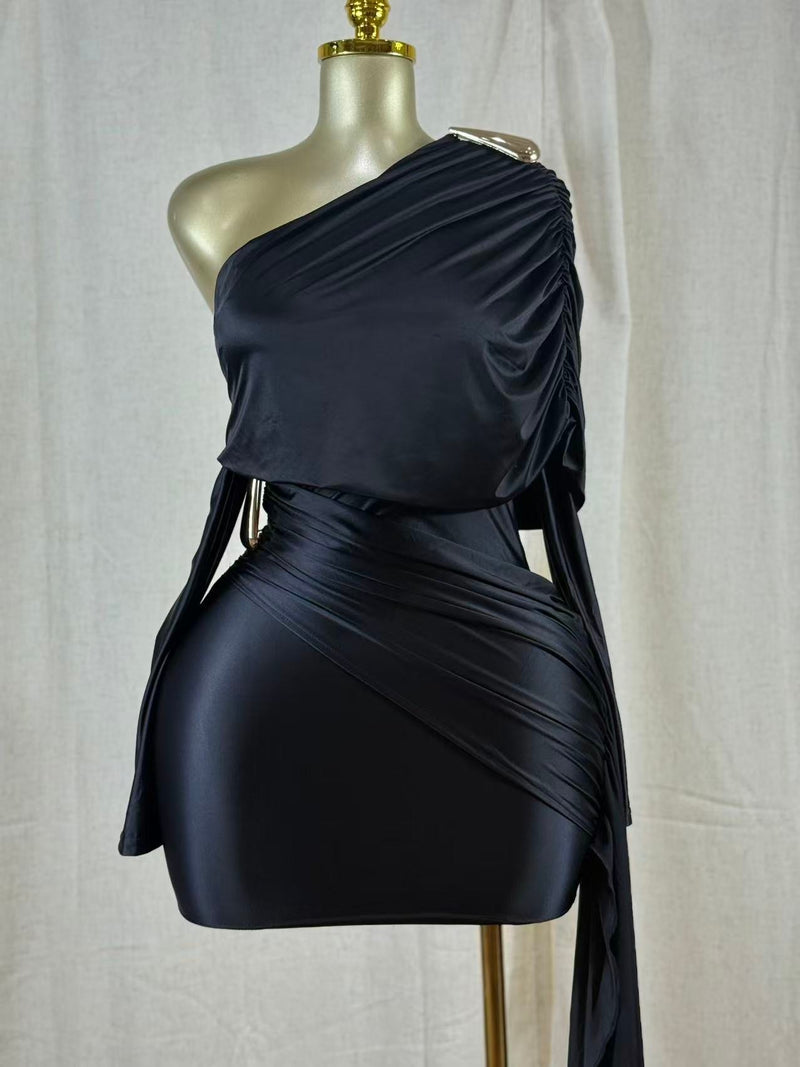 Scarlet Whisper Mini Dress