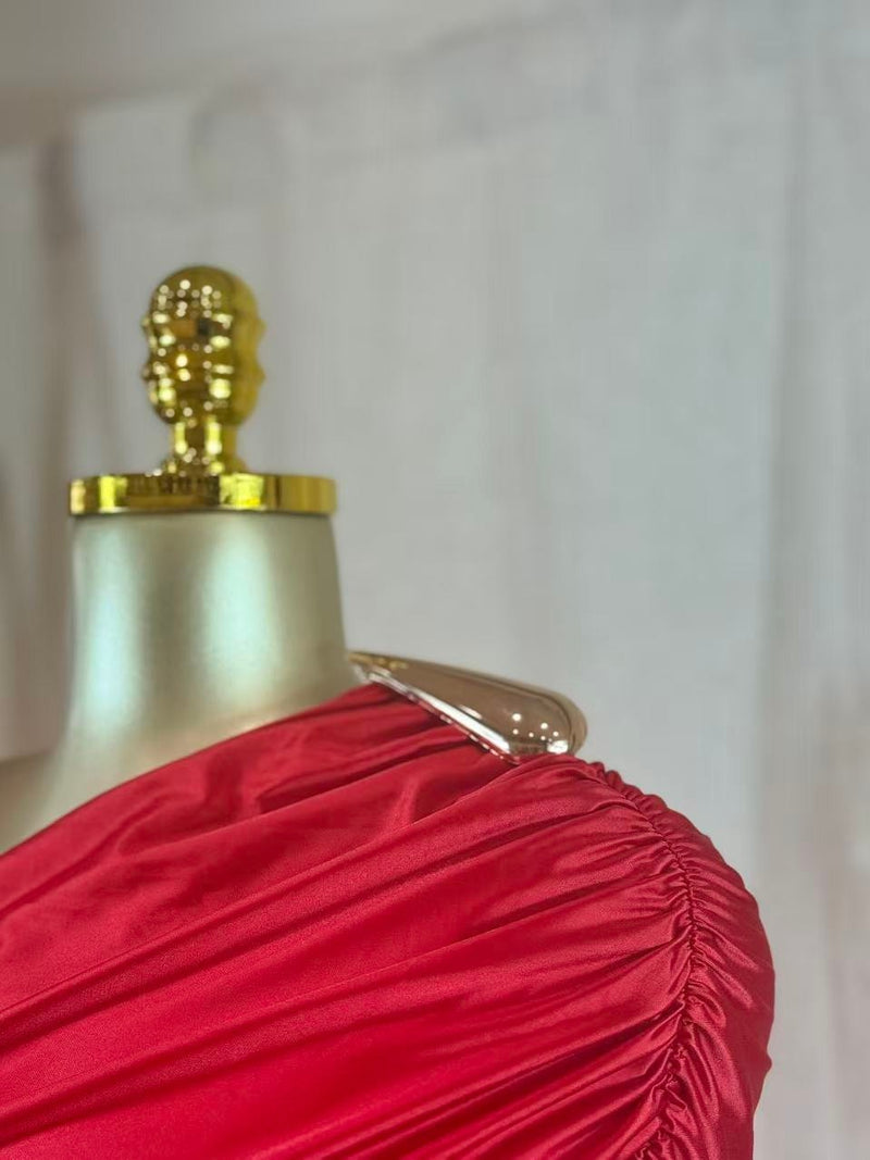 Scarlet Whisper Mini Dress