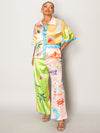 Endless Moon resort wear set with tropical fruit and beach prints
