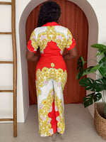Summer Splendor Floral Fusion Stylish Print Resort Wear Jumpsuit