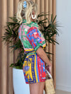 Exotic Boho Inspired Summer Resort Wear Mini Dress
