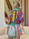 Exotic Boho Inspired Summer Resort Wear Mini Dress