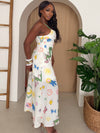 Mystic Dragon Print Resort Dress