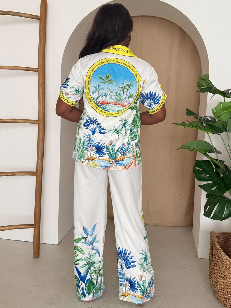 Tropical Dream Jungle Print Resort Set