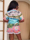 Coastal Picnic Resort Shorts Set