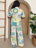 Santorini Sun Print Resort Set