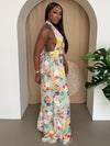 Garden Bloom Halter Jumpsuit