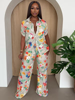 Garden Bloom Shirt & Pant Set