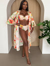 Sunset Bloom Kimono Cover-Up