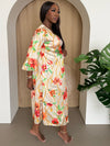 Sunset Bloom Kimono Cover-Up