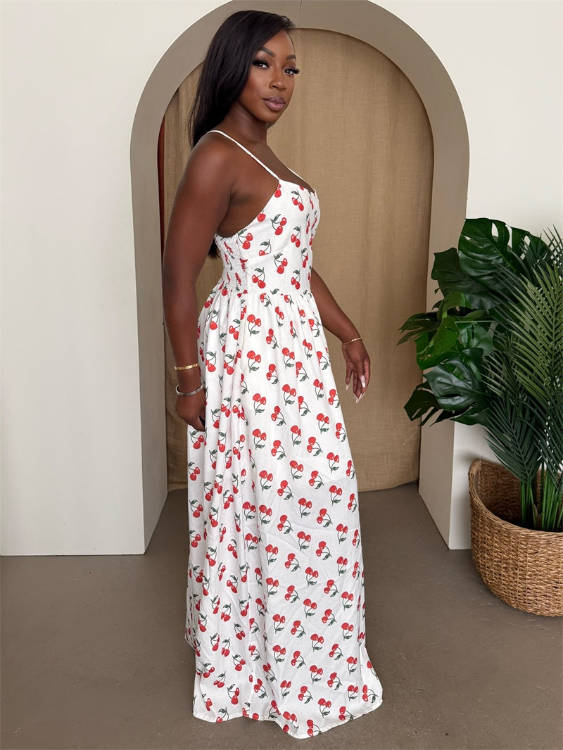 spaghetti strap maxi dress pattern PRETTYGARDEN Women's Summer Spaghetti Strap Maxi Dresses Plaid Square