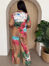 Santorini Jungle Print Shirt & Pant Set