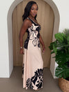 Noir Bloom One-Shoulder Dress