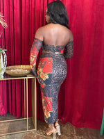 Midnight Rose Mesh Set
