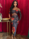 Midnight Rose Mesh Set
