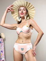 Vintage Bloom High-Waist Bikini – Resort Swimwear