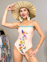 Nature Inspired Butterfly Resort Wear Swimwear One Piece