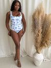 Tropical Escape Shores Palm Trees Resort Wear Swimwear One Piece