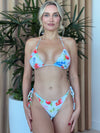 Costa Rica Print Triangle Bikini for Vacation