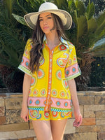 Golden Oasis Resort Wear Set