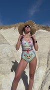 You Are Loved Statement One-Piece – Vibrant Resort Swimwear