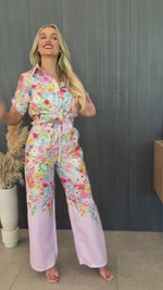 Pastel Floral Resort Set – Spring Vacation Outfit