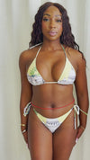 Scenic Getaway Travel Dreams Tie-Side Triangle Resortesort Wear Swimwear Bikini