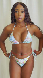 Tropical Paradise Triangle Resort Wear Swimwear Bikini