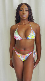 Tropical Playful Fruit Resortesort Wear Swimwear Bikini