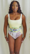 Vibrant Beautifully Colosseum Resort Wear Swimwear One Piece