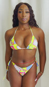 Radiant Sunshine Colorful Resort Wear Swimwear Bikini